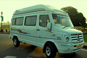 9 seater Tempo Traveller Rentals